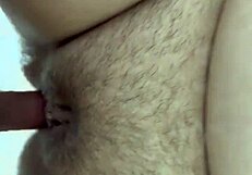 Cheating Wife Lets Me Cum Inside Her Hairy Pussy While Husband's Away
