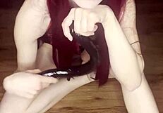 check out my new black dildo friend in this episode