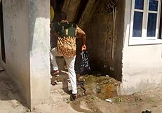 street boy lures orange seller inside uncompleted building and fucks her till he cums