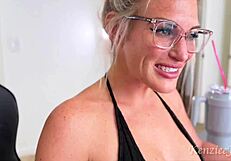 He came all over my glasses huge bbc fucks me hard and gives me a facial during study session