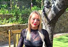 Beautiful Ashley Swallows Husband's Cock Deeply