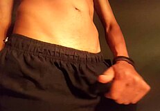Hot guy with huge cock cant resist and comes home masturbating