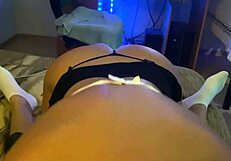 Alice Fire Lingerie Asian Blowjob With Monster Cock