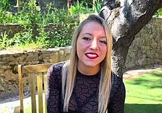 Beautiful Ashley Swallows Husband's Cock Deeply