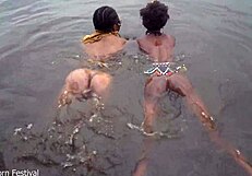 When the Two Lesbians of the Tribe Bathe Together in the Village River