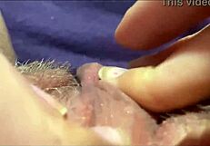 big clit orgasm closeup