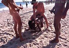 Ebony princess Jenny Pretinha publicly fucked with monster cock.