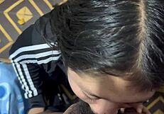 sneaking oral from sister-in-law 😈