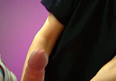 Roommate Girl Handjob With Cumshot