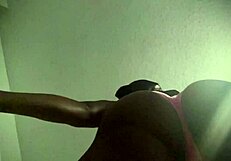 wow, look at that petite ebony girl twerking her ass so hard!