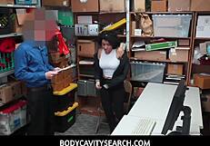 Latina Teen Maya Morena Intensely Fucked by Perv Security Guard POV