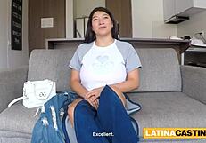 Latina Babe at Casting