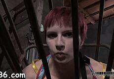 four beauties inside petite 18+ cage