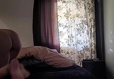 married slut addicted to orgasms can't stop rubbing her clit until her pussy drips honey