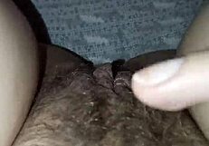Intense Milf Flaunts Hairy Open Pussy