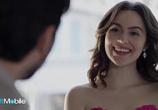 slender brunette pounded in missionary position before cum load on trimmed bush with dirty talk and moaning