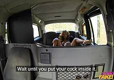 Female Fake Taxi - British Milf Brunette Gives Her Passenger a Rimjob and Fingers His Ass