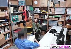 Shoplifting Teen 18+ Chooses Big Cock Over Cops!