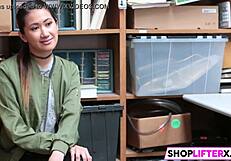 Shoplifting Teen 18+ Chooses Big Cock Over Cops!