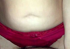 She Suggestively Pisses Her Panties All Over My Hard Cock