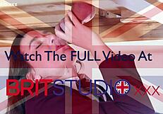 ellie, the uniformed brunette, is at the milking table