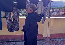 Accidental Homemade Sex With The Neighbour - Cum In My Mouth - Blowjob In The Laundry Room