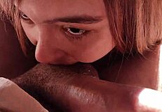 delicious blowjob in sunny afternoon with big cock