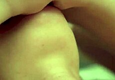 Redhead lesbian enjoys sauna meeting with scissoring session