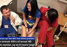 सुपर हीरो लिल मिना को क्रिप्टोनाइट कंडोम से जहर देकर डॉक्टर ताम्पा ने बचाया गर्ल्सगोनगायनो रीयूप