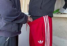 Accidental Homemade Sex With The Neighbour - Cum In My Mouth - Blowjob In The Laundry Room