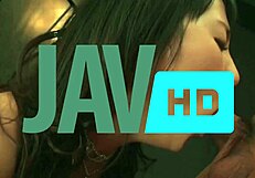 Japanese saki sudou gets hardcore creampie in big tits stockings