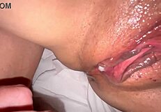 today's creampie on 10 02 2024 features asian milf wife getting fucked and creampied