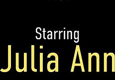 Blonde Cougar Julia Ann Finger Fucks Her Cunt in the Shower While Drenched