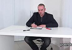 Sweet Girl Tempted and Poked by Elderly Instructor in Hardcore Reality