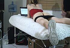 reward for facesitting: cum on my skinny 18+ ass