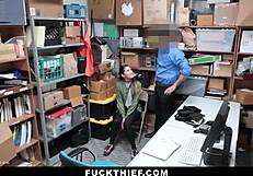 i punished the shoplifting teen with my big cock