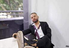 delinquent student fucks teacher in empty classroom