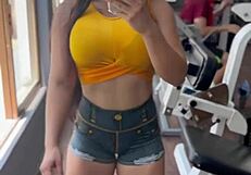 is my beautiful colombian outfit hot at the gym?