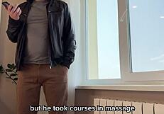 Massage Busty Mom Friend Turns Into Fuck - Russian Amateur With Talk And English Subtitles