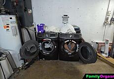 familyorgasm - jokester stepsister gets stuck and saved by her stepbrother