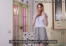 inviting cutie finger fucks her slim slit to orgasm