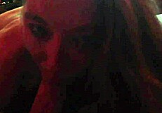 Blonde Girlfriend Teases with Cock Sucking