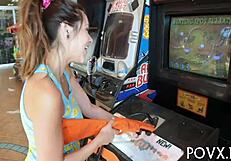 Zoe Foxx Gives Rough POV Blowjob And Fucking To Slut