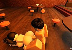 Fucking Slut In The Bar With Big Cock