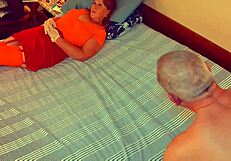 Granny Velma Dinkley sucks cock and swallows cum like a slutty sleuth