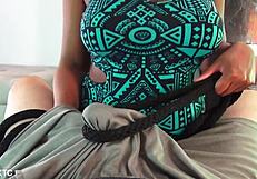 Toe tied introduction with big tits babe in bondage.