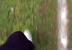 Sexy flexible brunette displays amazing body, performs anal stretches.