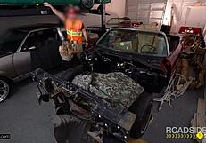 Roadside - Babe With Huge Tits Gets Fucked By The Mechanic