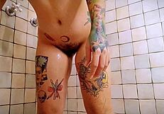 giantess invites you to watch her shave, but be careful with the water