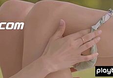 Wow, Look At Petite Brunette Bianka Helen Stripping Outdoors!